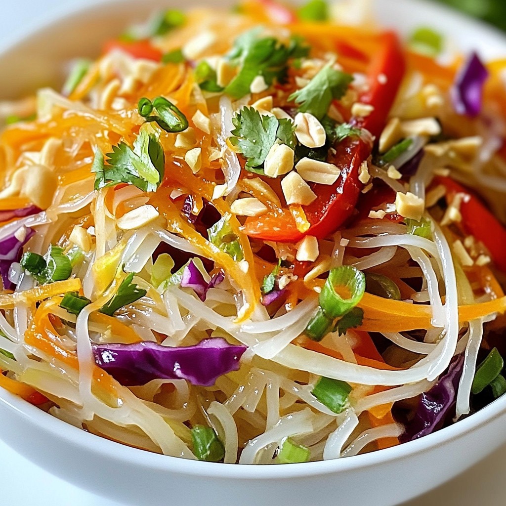 Spicy Thai Noodle Salad Fresh and Flavorful Delight
