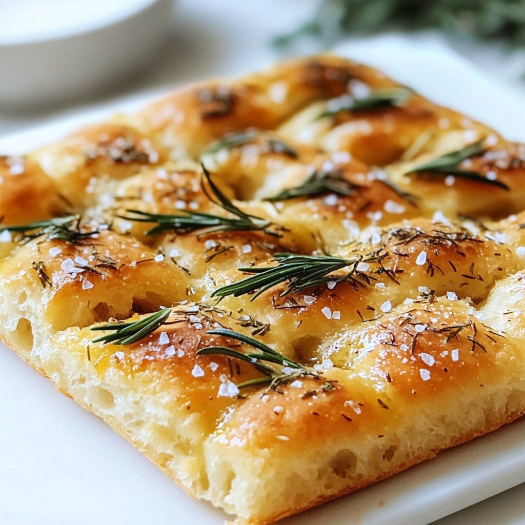 No-Knead Rosemary Focaccia Flavorful and Simple Bread