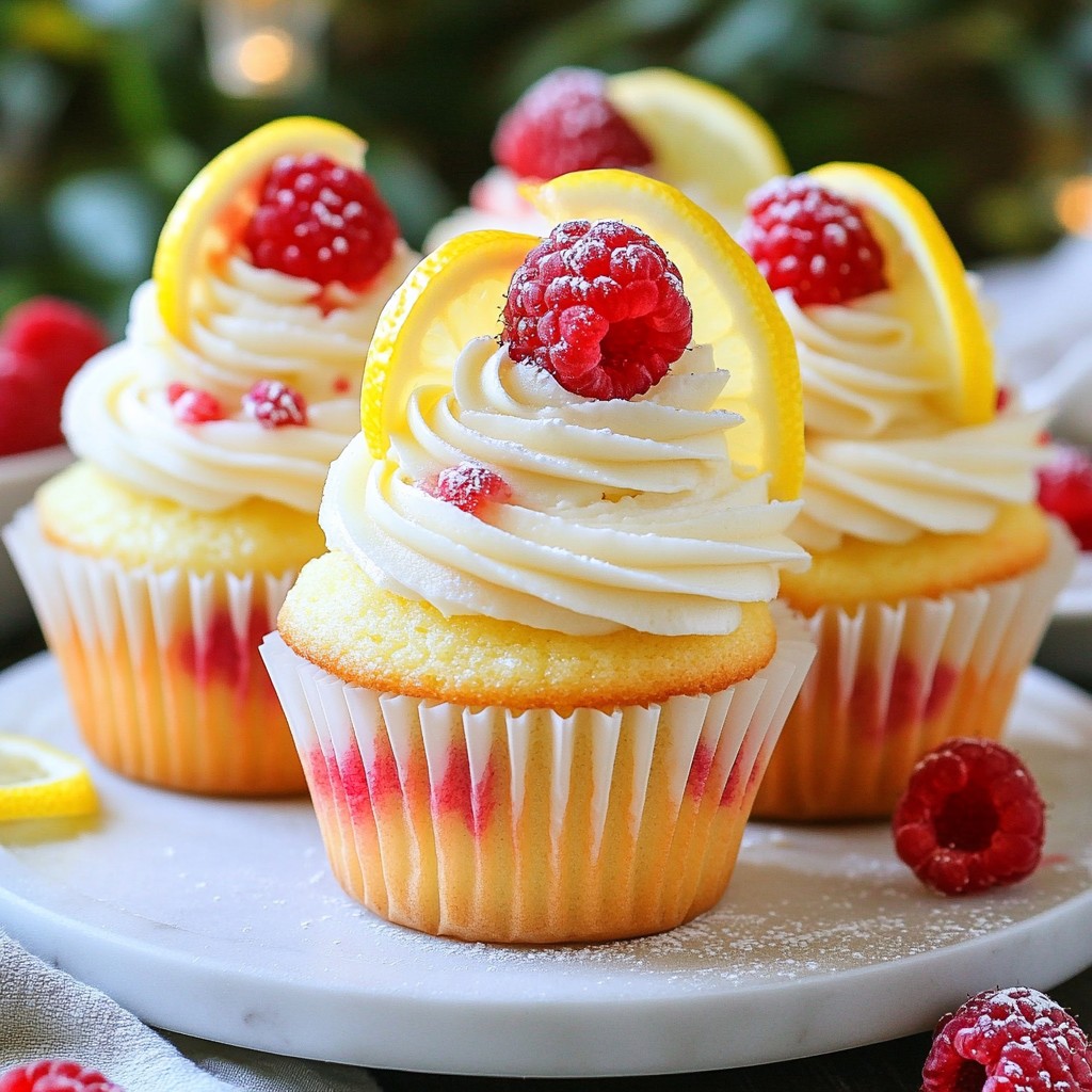 Raspberry Lemonade Cupcakes Mouthwatering Spring Treat