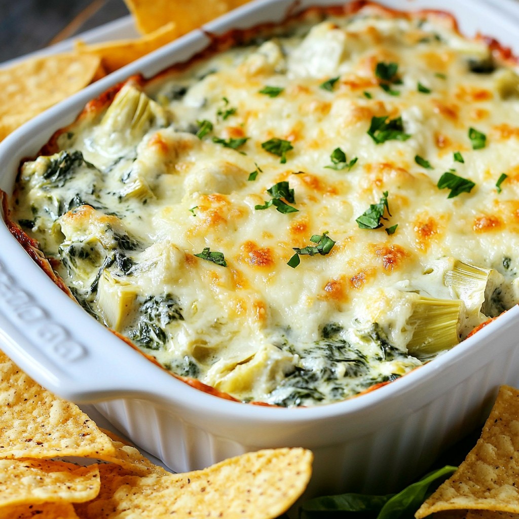 Creamy Spinach Artichoke Dip Delightful and Easy Recipe