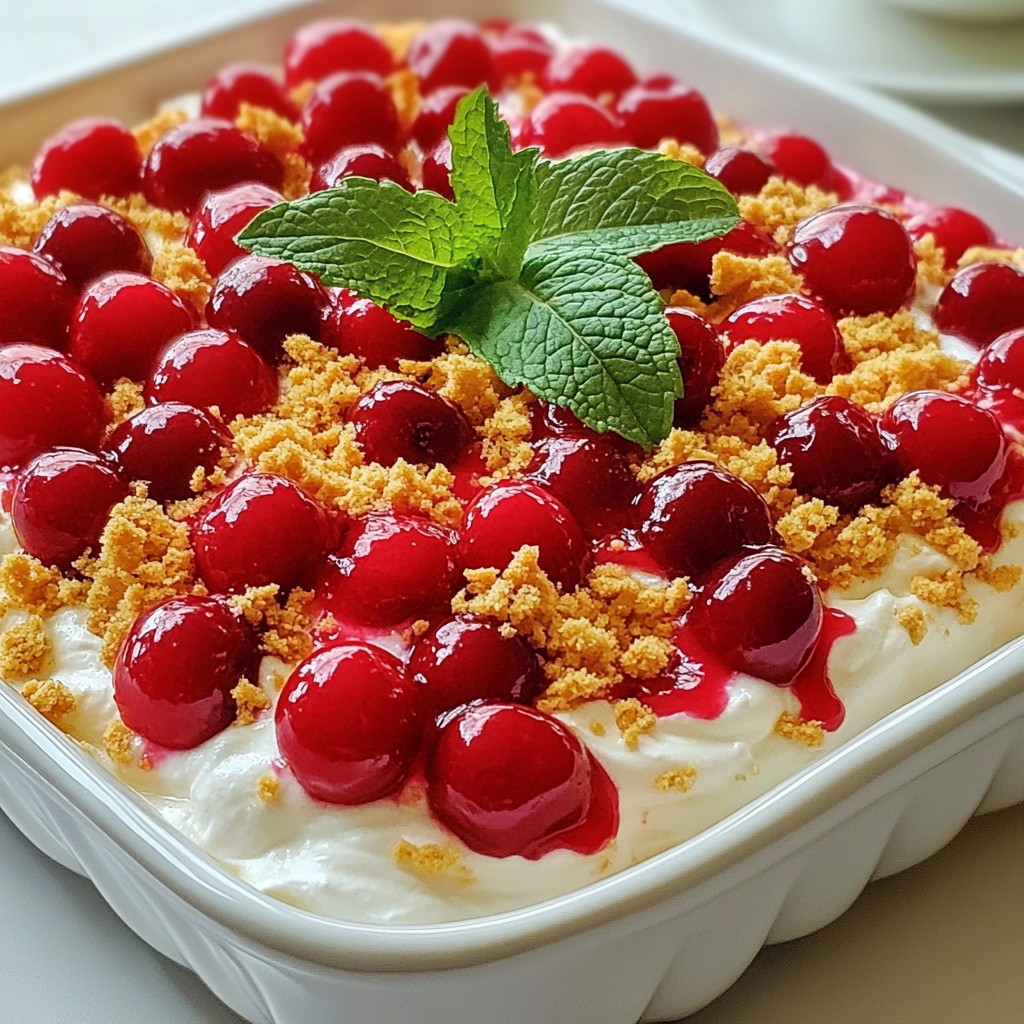 Cherry Cheesecake Dip Smooth and Tasty Delight