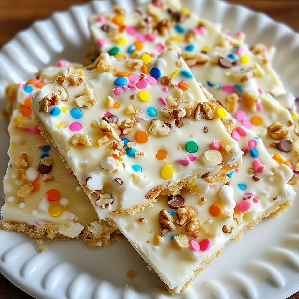 Cookie Dough Greek Yogurt Bark Simple and Tasty Treat