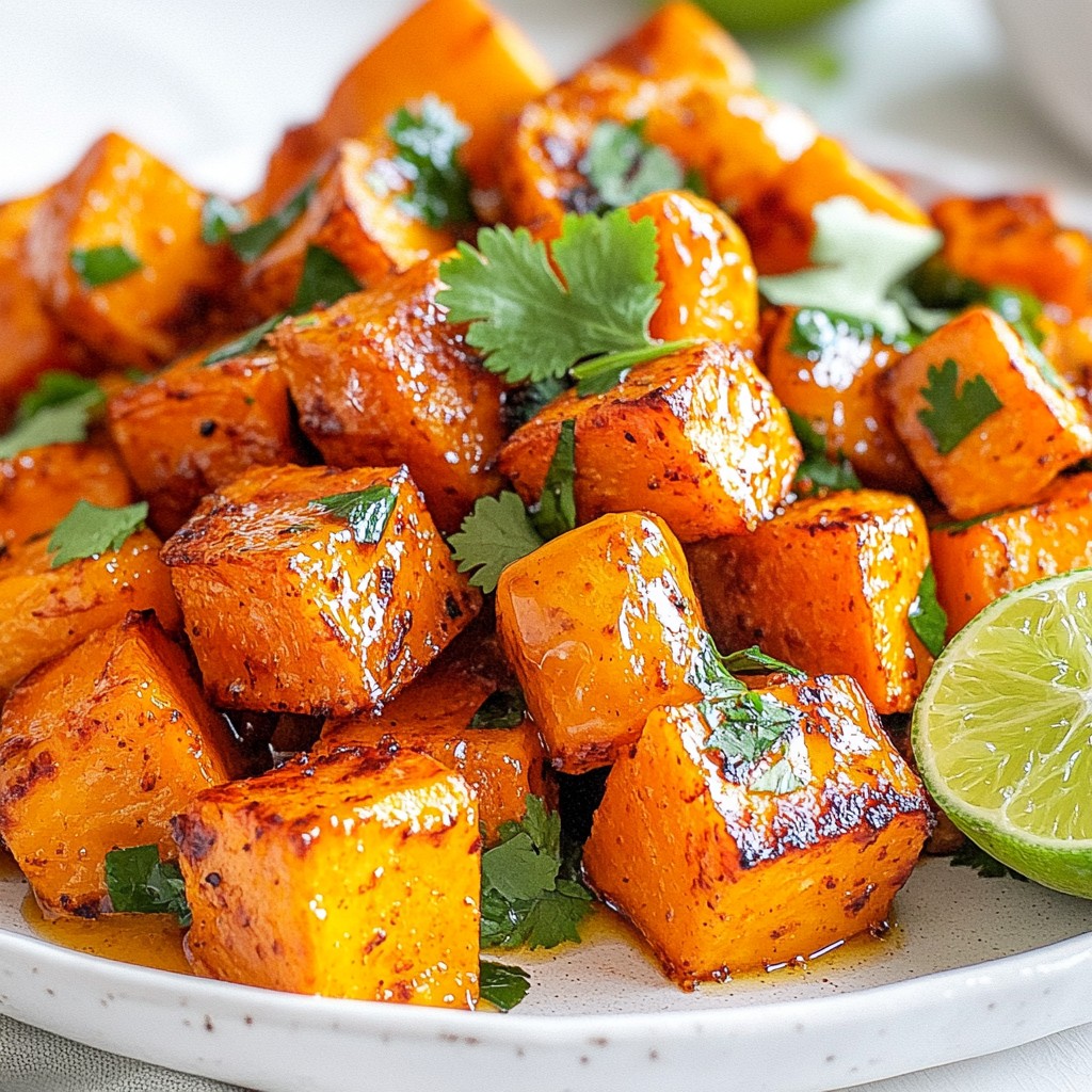 Sweet Chili Roasted Sweet Potatoes Flavorful Side Dish