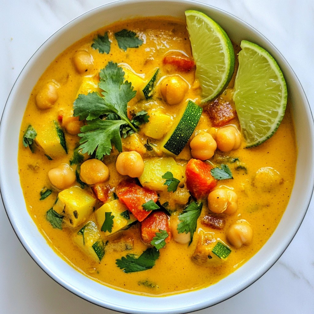 Coconut Curry Chickpea Stew Flavorful and Nourishing