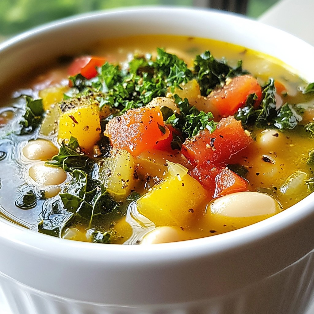 Tuscan White Bean Kale Soup Comforting and Healthy Dish