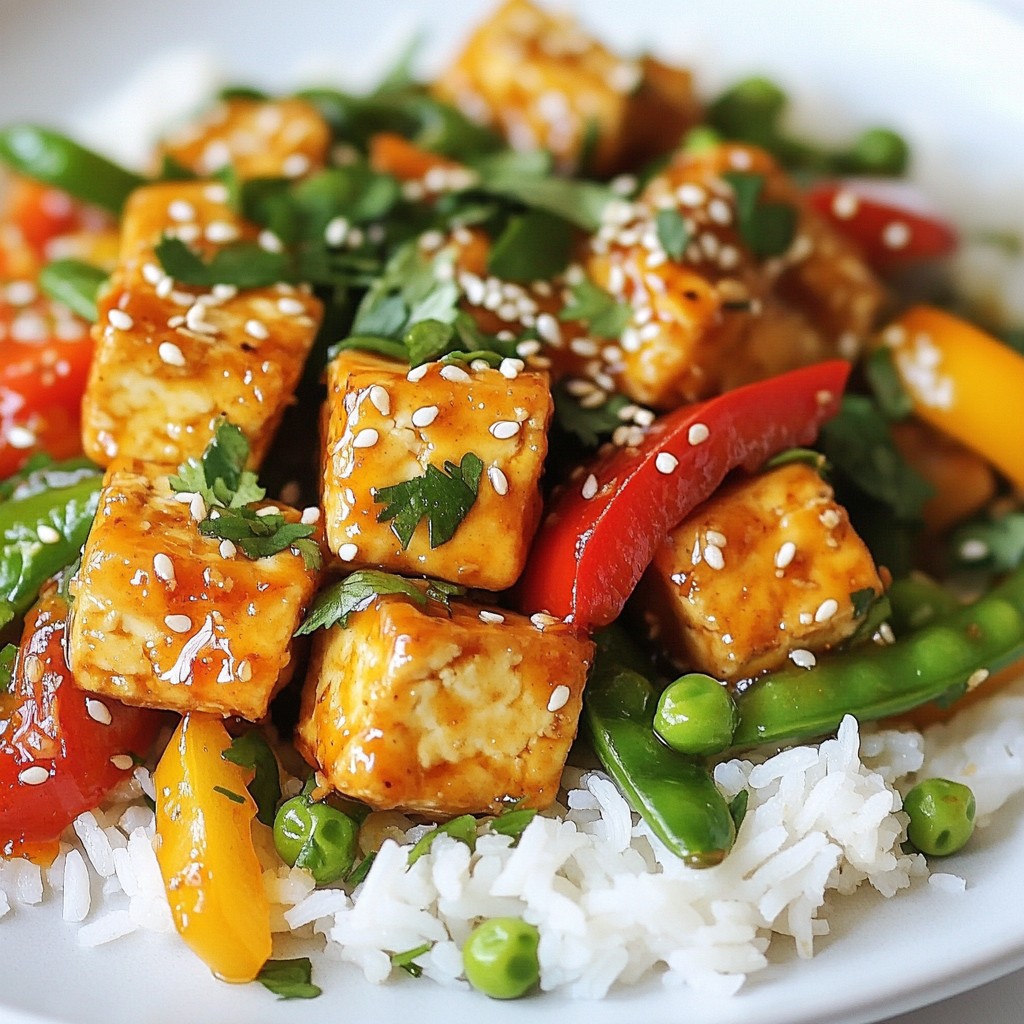 Sweet Chili Tofu Stir Fry Flavorful and Easy Recipe