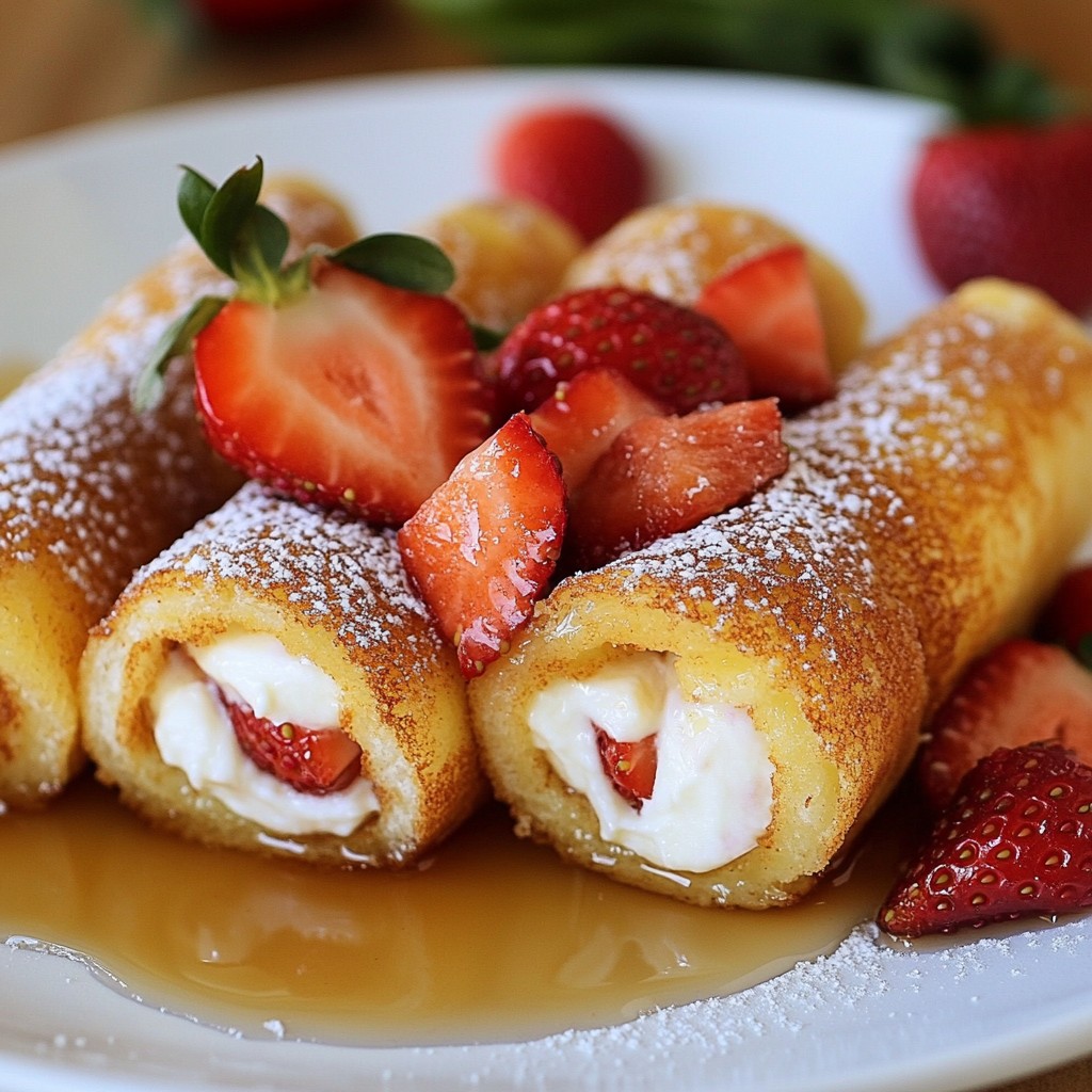 Stuffed French Toast Roll-Ups Scrumptious and Easy Recipe