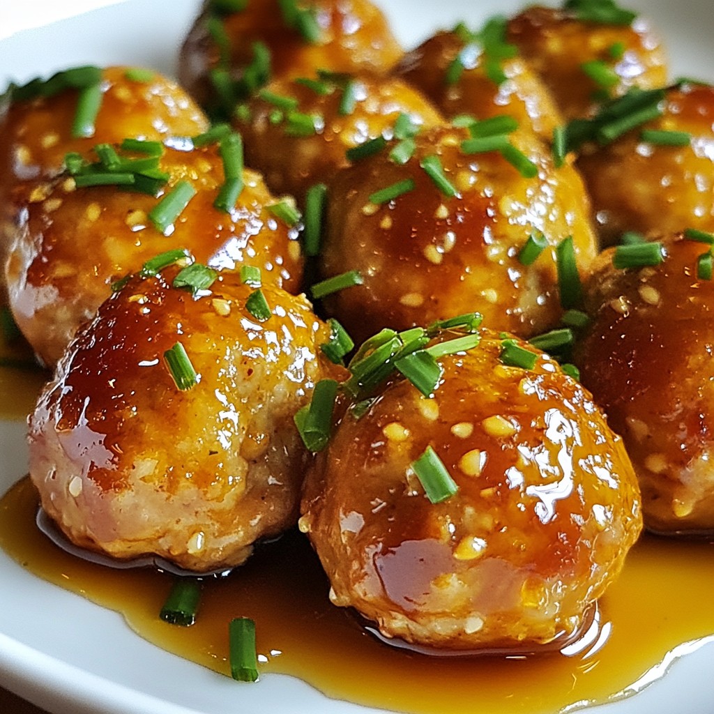 Honey Sriracha Turkey Meatballs Flavorful and Easy Recipe
