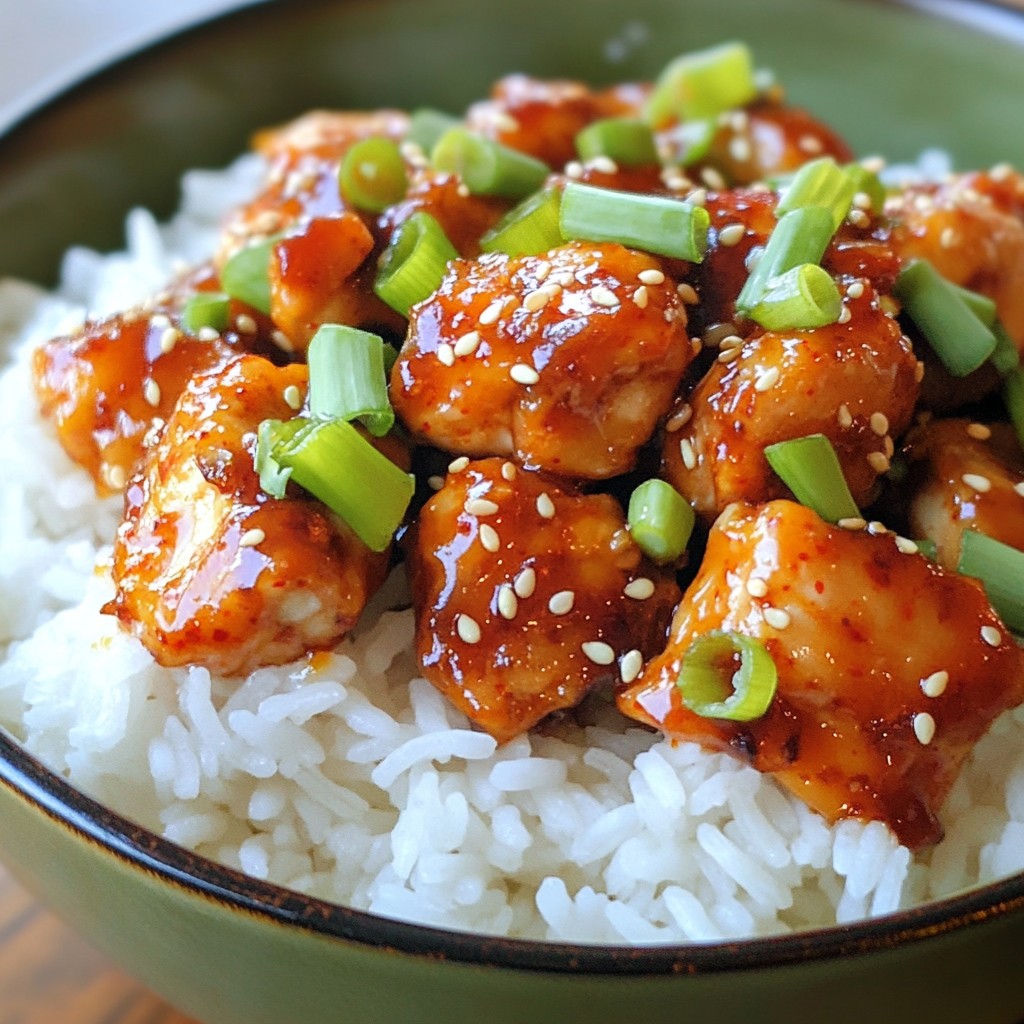 Spicy Korean Gochujang Chicken Flavorful Dinner Delight