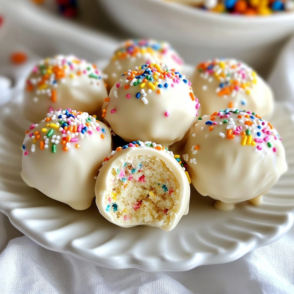 Funfetti Cake Batter Truffles Easy and Fun Treat