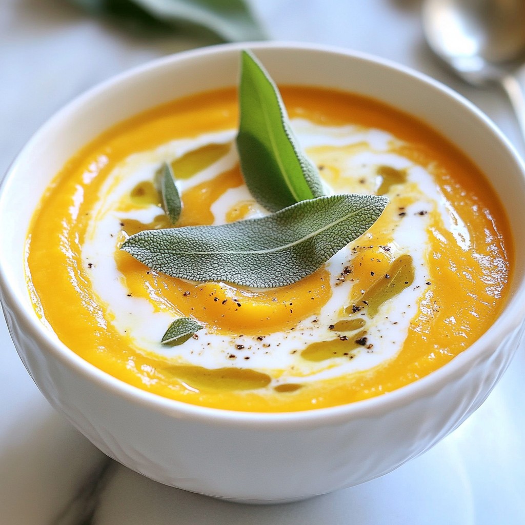 Roasted Butternut Squash Bisque Warm and Comforting Soup