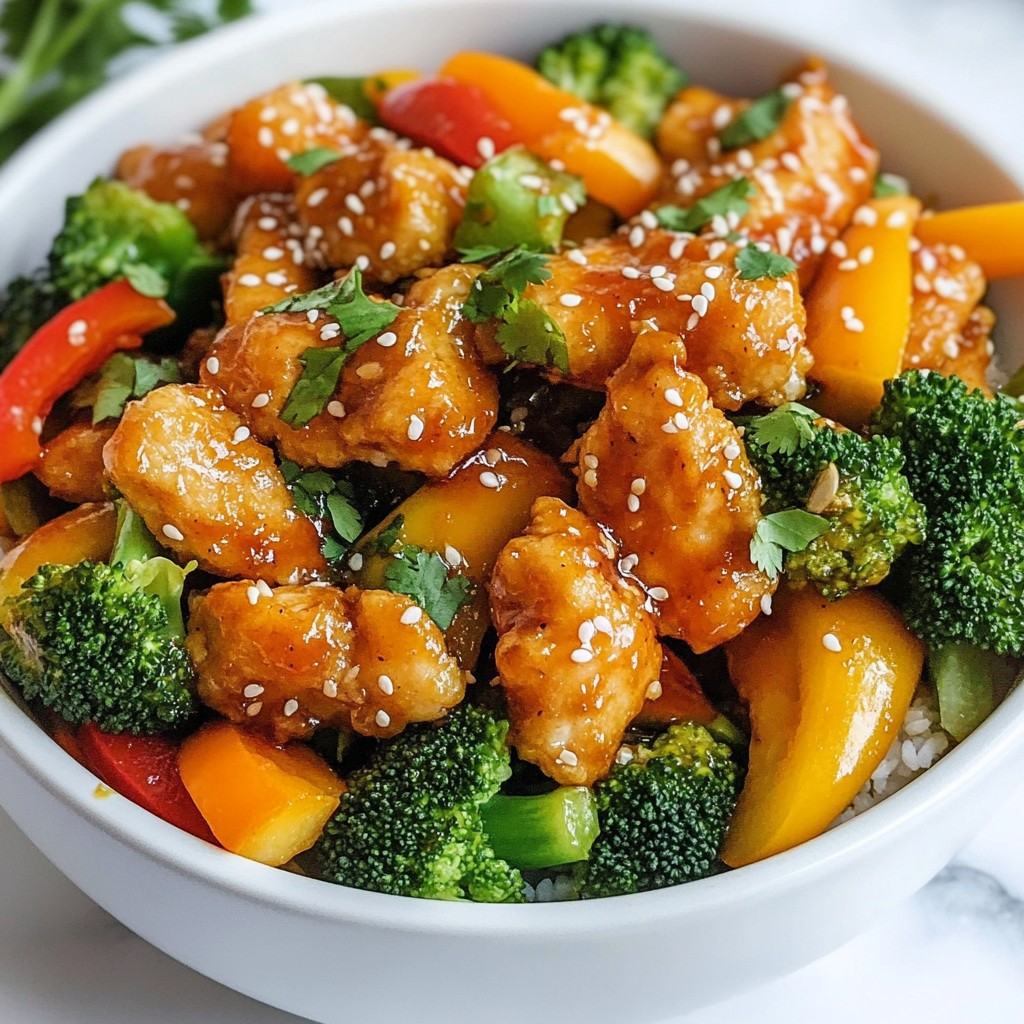 Sweet Chili Chicken Stir Fry Quick and Flavorful Dish