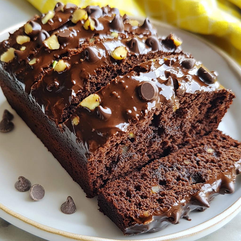 Double Chocolate Zucchini Bread Delightful and Easy Recipe